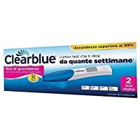 Clearblue - Test de embarazo digital con indicador de las semanas - Paquete con 2 test